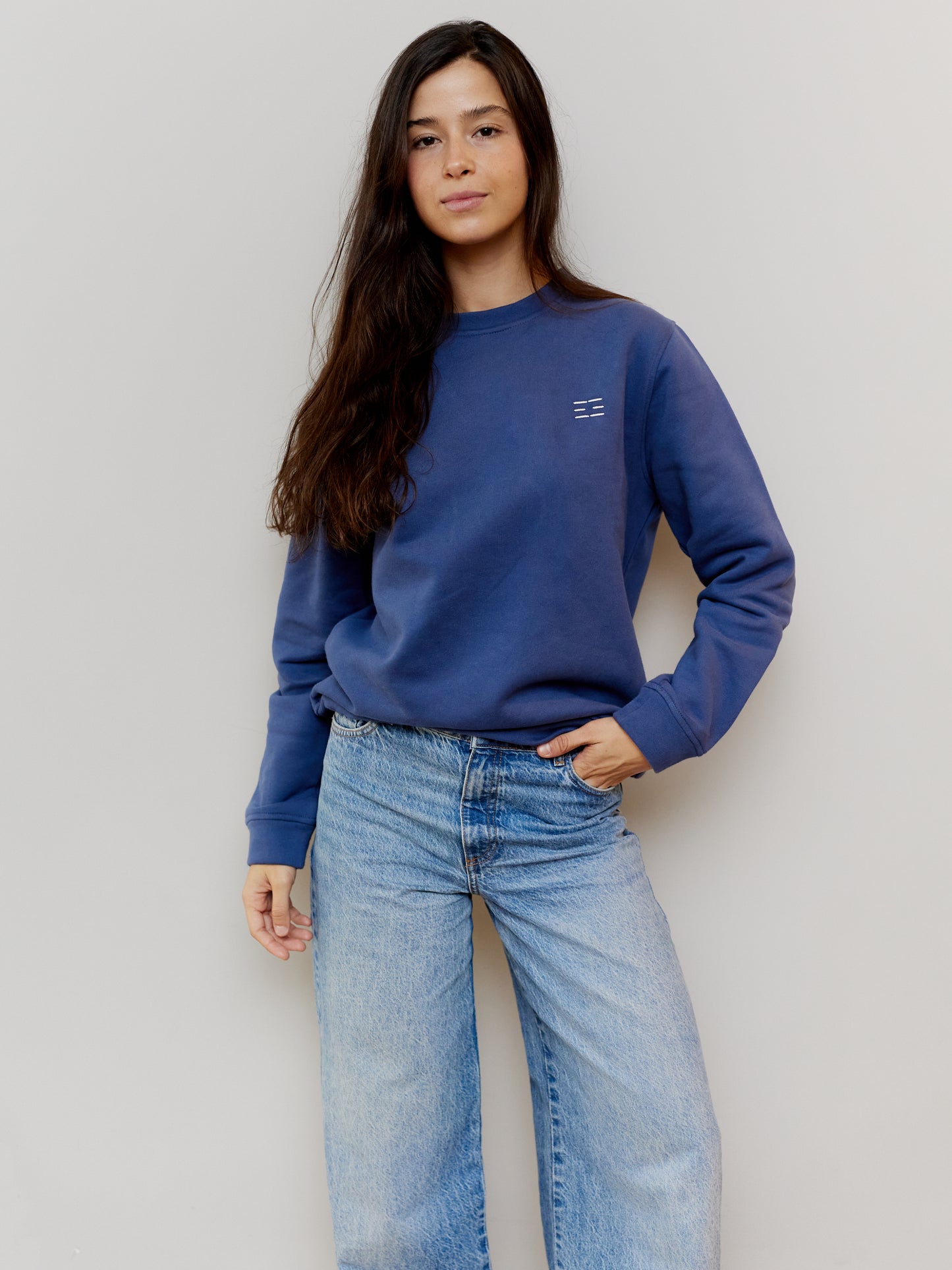 Blue Classic Crewneck